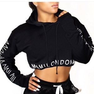 Limited Edition VVlVllVlll “Cities”cropped hoodie